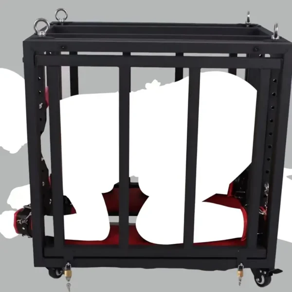 1pc BDSM Kidnapping Cage, Couple Sex Furniture, Erotic Games and Role Play Adult Games, Dungeon Sex Cage, Black - Image 8