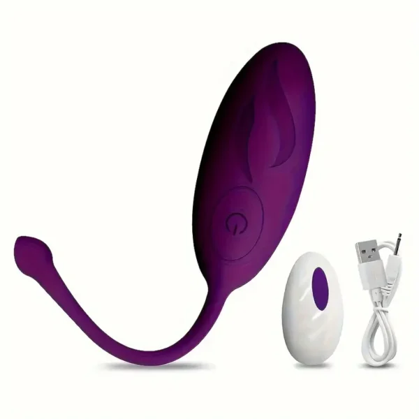 1pcs Remote Control Egg Shaped Vibrator Adult Female Sex Toys, G-spot Vibrator Wearable Panty Vibrator, Vibrating Panties with 12 Modes Female Couple Sex Toys - Image 4