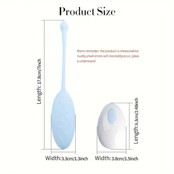 1pcs Remote Control Egg Shaped Vibrator Adult Female Sex Toys, G-spot Vibrator Wearable Panty Vibrator, Vibrating Panties with 12 Modes Female Couple Sex Toys - Image 3