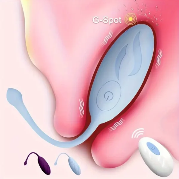1pcs Remote Control Egg Shaped Vibrator Adult Female Sex Toys, G-spot Vibrator Wearable Panty Vibrator, Vibrating Panties with 12 Modes Female Couple Sex Toys