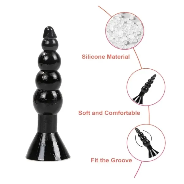 6pcs Sexy Anal Plug Set, Female Masturbator Vibrator Dildo Vibrator Flirting Tease Sex, Adult Erotic Entertainment For Couples And Beginners - Includes Personal Vibrator And Flirting Anal Plugs, Anal Vibrator Set (Batteries Not Included) - Image 2