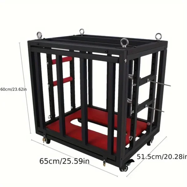 1pc BDSM Kidnapping Cage, Couple Sex Furniture, Erotic Games and Role Play Adult Games, Dungeon Sex Cage, Black - Image 7