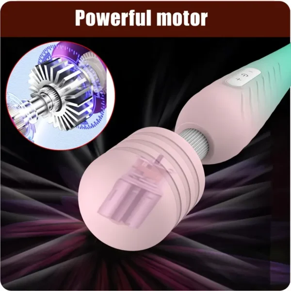 1pc Big Magic AV Wand Vibrators for Women Massager, Female Clitoris Stimulator G Spot Stimulation, Powerful 10 Speeds Woman Vibrator Sexule Toys, USB Rechargeable Sexual Wellness Erotic Adult Sex Product for Woman Made in China - Image 12
