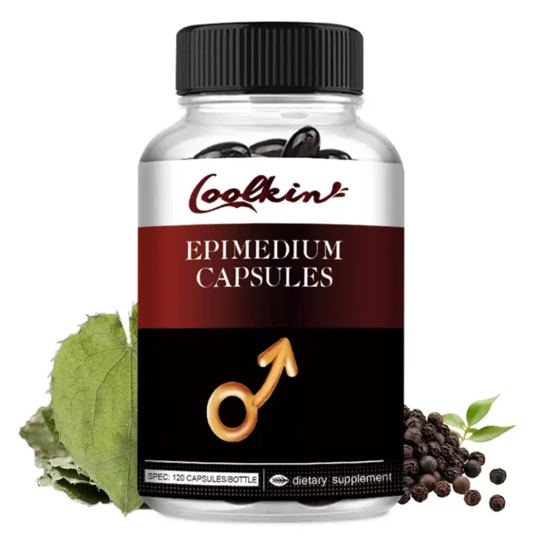 Horny Goat Weed - Staghorn Herb - Advanced Formula, Men's Health Support - 120 Capsules - Image 10