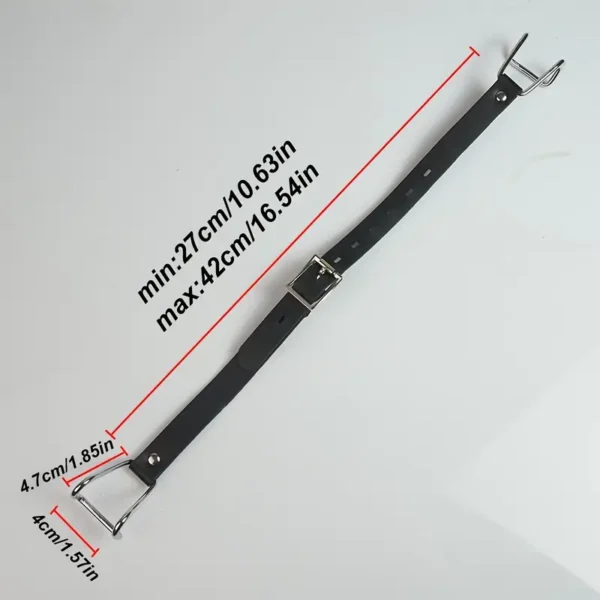 Stainless Steel Spider Ring Gag BDSM Bondage, Nose and Mouth Hook Diffuser, Leather Headband, Couple Restraint Sex Toy - Image 9