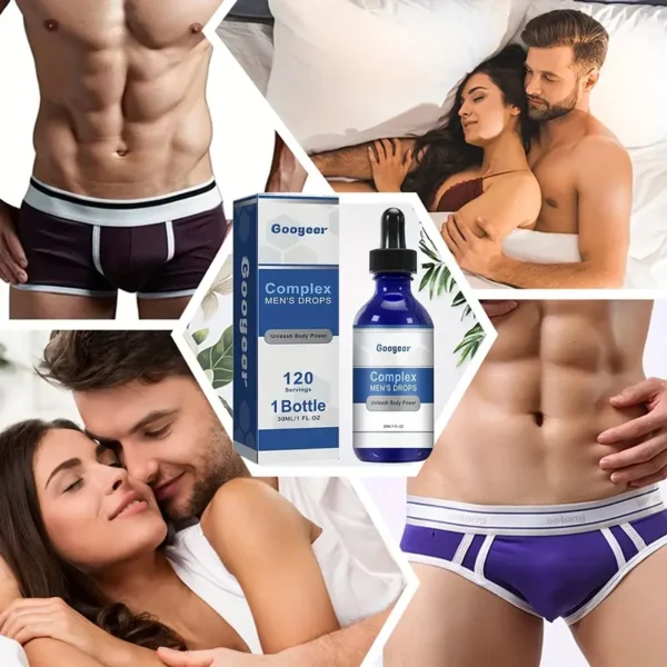 Men's massage oil for secret area care, ultra-moisturizing lubricating lotion with chamomile and red ginseng, easy to clean, gentle formula essential oils for all skin types, perfect gift for boyfriend, boosts confidence and enhances intimacy - Image 3