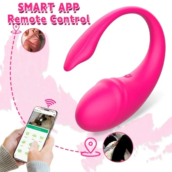 1pcs APP Remote Control Vaginal G-spot Panty Wearable Vibrator, Long Distance Wearable, 9 Types of Vibration, Suitable for Women and Couples, Rechargeable Female Sex Toys - Image 2