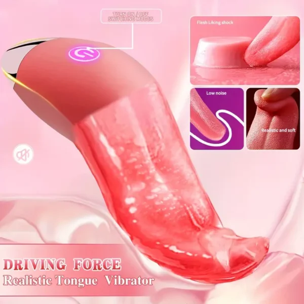10 Frequency Licking Tongue Clitoral Stimulation Female Sex Toy: G-Spot Massage, Soft Silicone, USB Charging, Suitable for Couples - Image 3