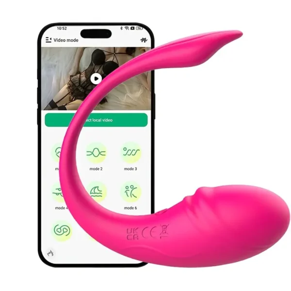1pcs APP Remote Control Vaginal G-spot Panty Wearable Vibrator, Long Distance Wearable, 9 Types of Vibration, Suitable for Women and Couples, Rechargeable Female Sex Toys