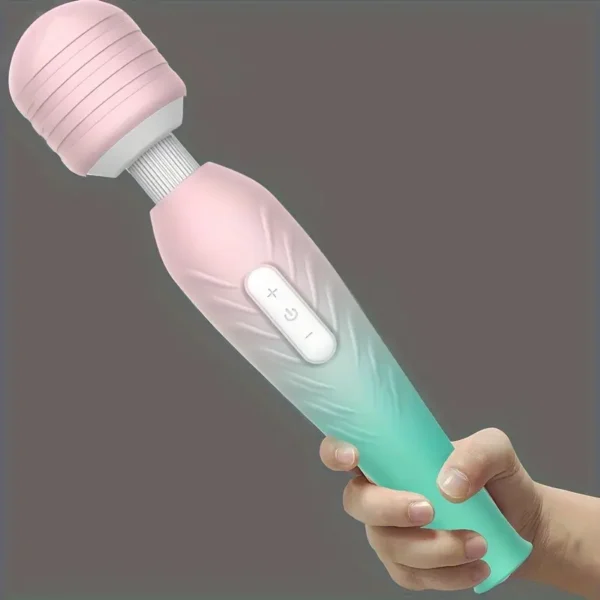 1pc Big Magic AV Wand Vibrators for Women Massager, Female Clitoris Stimulator G Spot Stimulation, Powerful 10 Speeds Woman Vibrator Sexule Toys, USB Rechargeable Sexual Wellness Erotic Adult Sex Product for Woman Made in China - Image 5