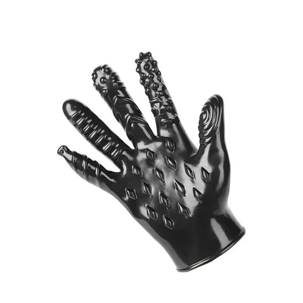 Valentine's Day Erotic Massage Gloves - Wolf Tooth Design, Fingerless for Intimacy and Flirting, Adult Novelty Accessories - Image 11