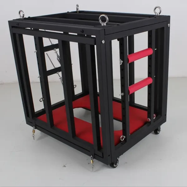 1pc BDSM Kidnapping Cage, Couple Sex Furniture, Erotic Games and Role Play Adult Games, Dungeon Sex Cage, Black - Image 4